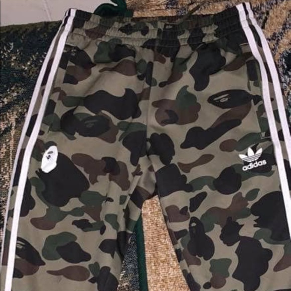 Bape x Adidas Trackpants